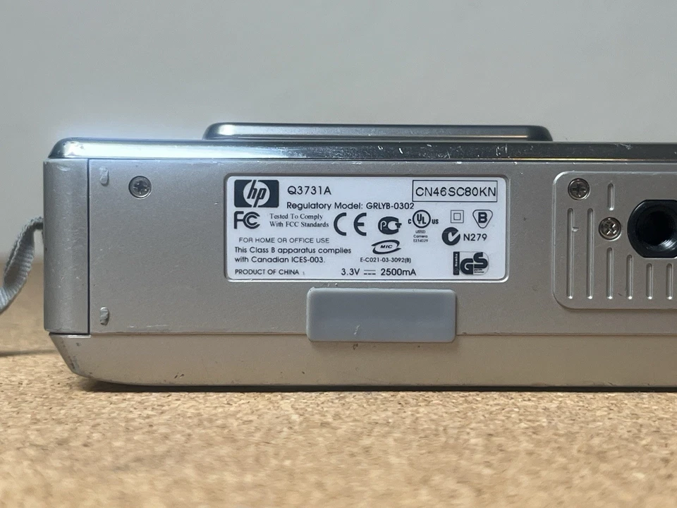 Vintage HP PHOTOSMART 435 DIGITAL CAMERA * SILVER LIMITED TESTED/WORKING - Image 4 of 4