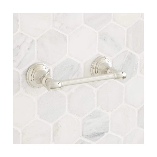 Signature Hardware 480491 Beasley Double Post Toilet Paper Holder - Picture 7 of 9