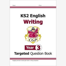 Image of Year 3 Writing Workbook Ages 7-8 CGP English Practice with Answers NEW