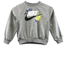 New Nike Kids' Sportswear Club Specialty Fleece Crewneck Sweatshirt 5-6 years