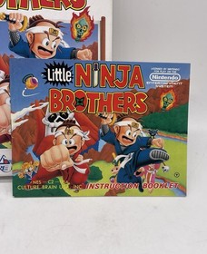 Little Ninja Brothers (Nintendo Entertainment System NES) COMPLETE IN BOX CIB!