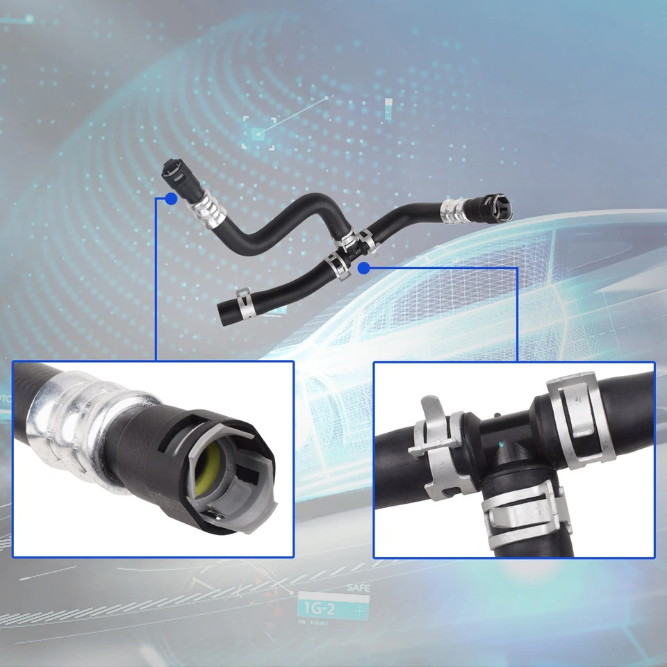 Juego de 2 mangueras de calefacción para Buick Enclave Chevrolet Traverse GMC Acadia 3,6 L en V6 Foto 4 de 4