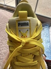 PUMA RS-X Pikachu Jr Pokemon Yellow Canvas YOUTH 4.5