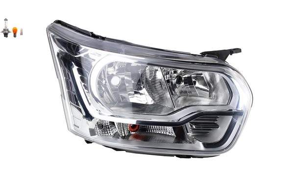 Scheinwerfer Passend FüR Ford Transit 13 08/2013 - Rechts Mit Leuchtmittel-image