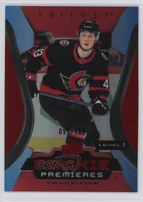 2023 Upper Deck Trilogy Common Rookies Red /199 Tyler Kleven #146 Rookie RC jg3
