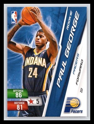 2010-11 Panini Adrenalyn XL #237 Paul George Rookie RC Indiana Pacers