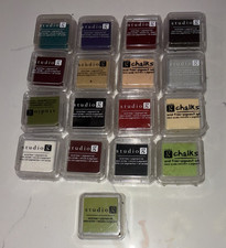 Lot Of 17 Ink Stamp Pads Studio G Pigment  Chalks Various Colors NEW SEALED