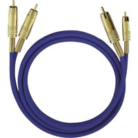 Cinch Audio Anschlusskabel [2X Cinch-Stecker - 2X Cinch-Stecker] 0.50 M Schwarz