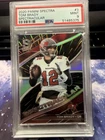 2020 Panini Spectra Tom Brady Spectracular #3 Hyper Prizm /75 PSA 9 Bucs LOW POP