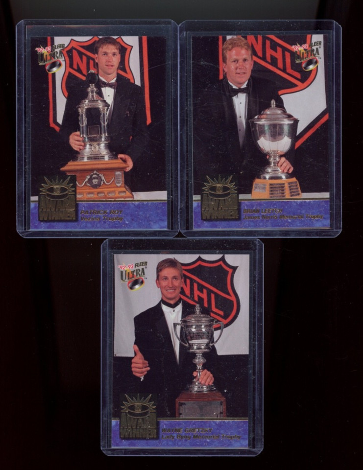 1992-93 Fleer Ultra Hockey, Award Winner Inserts, U-PICK, NM/M, BB6