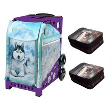 Zuca Sport Bag - Husky Purple Frame with 2 Small Utility Pouch