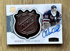 2014 UPPER DECK THE CUP JOHN VANBIESBROUCK NHL GLORY SHIELD AUTO /10