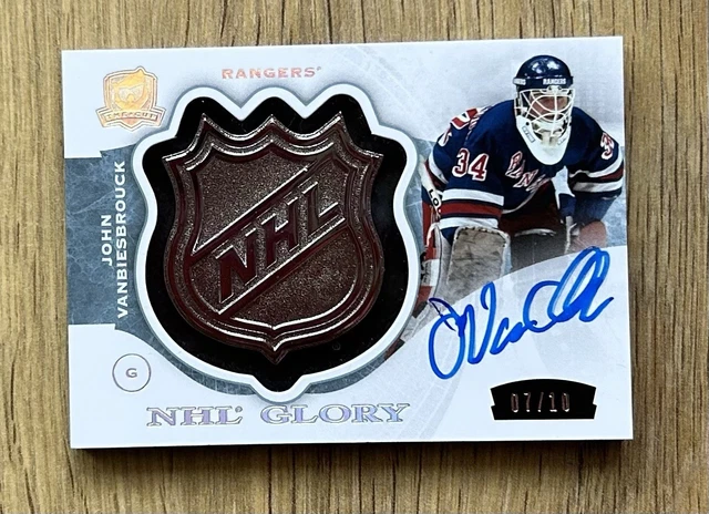 2014 Upper Deck The Cup John Vanbiesbrouck NHL GLORY SHIELD AUTO /10