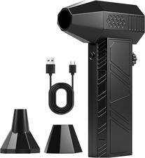 Compressed Air Duster, 130000RPM Super Power Cordless Air Duster Replace Compres