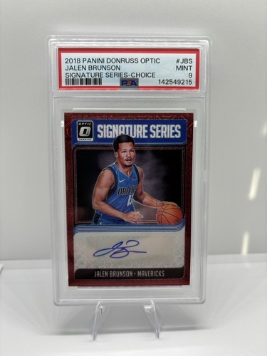 Jalen Brunson [Choice] #JBS 2018 Panini Donruss Optic Signature Series card