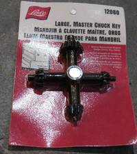 NEW Lisle # 12060 Large Master Magnetic Chuck Key with 4 Sizes alloy steel
