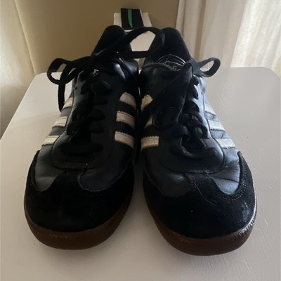 adidas Samba Men s Black/White Low Top Lace-Up Sneakers Rubber Sole 79001 2003