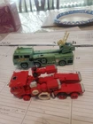 (2) Transformers fire trucks