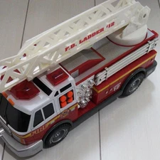 Fire engine Ladder truck (makes noise, lights up, and moves on its own)