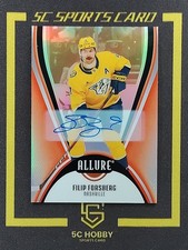 2025-26 Upper Deck Allure Red Rainbow Auto Filip Forsberg FCBQL