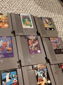 Huge NES 50 Game Lot Super Mario Tetris Metal Gear Excitebike Bionic Commando