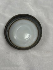 Vintage Boyd Mason Jar Zinc Lid With Milk Glass Insert Genuine Cap Canning