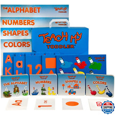 Teach My Toddler Learning Kit: Alphabet, Numbers, Shapes  Colors Educational Se