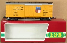 LGB 4067 Union Pacific Wood-Sided Boxcar G-Gauge LNIB