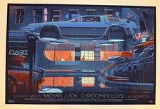 BACK TO THE FUTURE Part 2 II Poster SIGNED Laurent Durieux Mondo Limited Edition