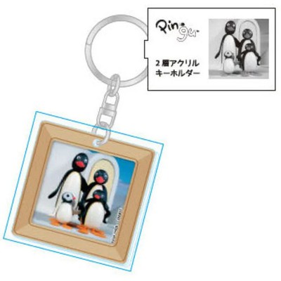 Pingu 2-Layer Acrylic Keychain Photo Pingu / Penguin Animal Character Japan q