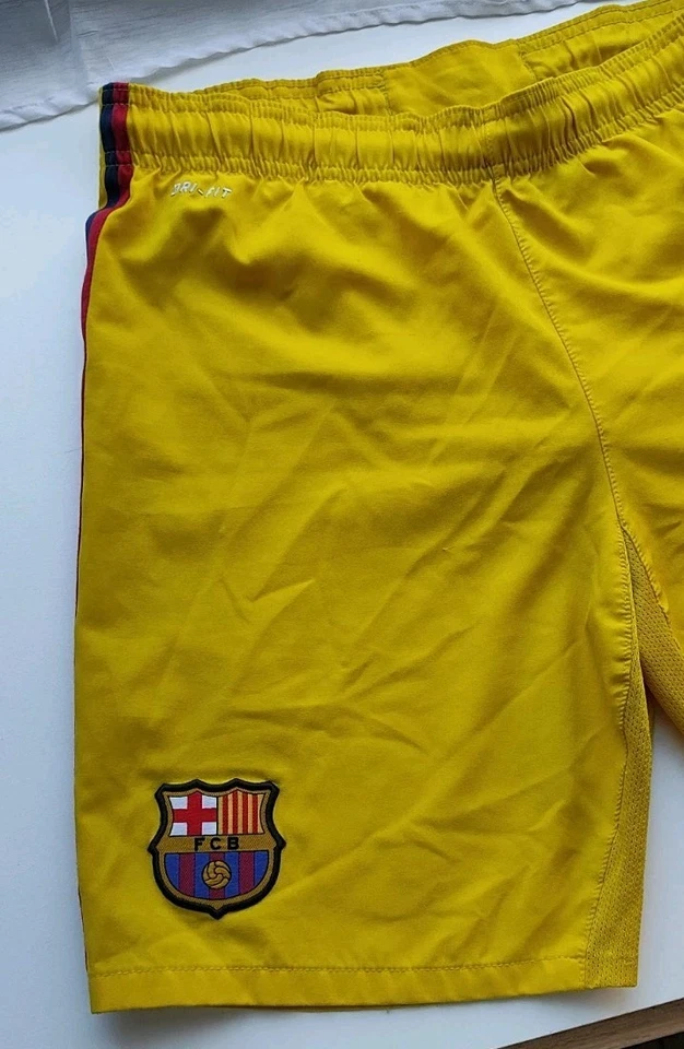 Short Football Nike Barça Barcelona Barcelone Vintage 2013 Taille L - Photo 2/4
