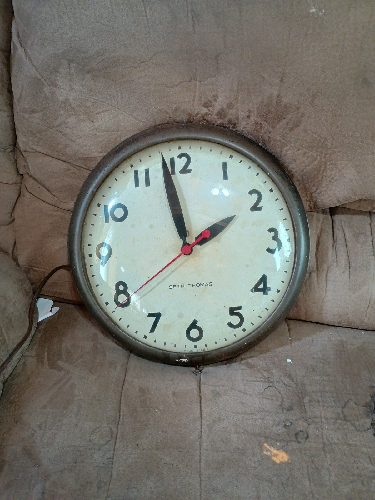 Seth Thomas Wall Clock Vintage Numbered 5013