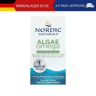 Nordic Naturals, Algae Omega, Algen-Omega, 60 Weichkapseln (357,5 mg pro Weichka