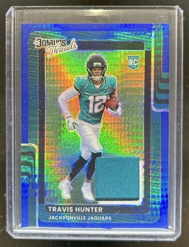 2025 Donruss Optic Travis Hunter Blue Hyper (RAW)