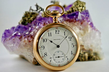 1901 Waltham Crescent St. Model 1892 21 Jewels 18 Size 20YR GF Pocket Watch Runs