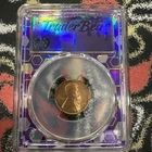 1930 S LINCOLN WHEAT PENNY PCGS MS 64 RB TRADER BEA HOLDER.