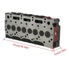 For Perkins 3024C/T C2.2T Engine 404D-22 Complete Cylinder Head Assembly