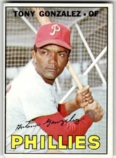 1967 Topps Tony Gonzalez #548 Philadelphia Phillies High Number
