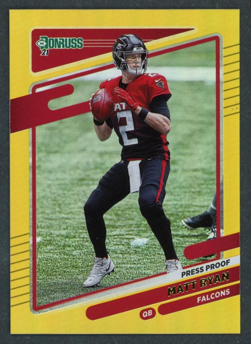 2021 Panini Donruss - Matt Ryan - Press Proof Premium #232 Atlanta Falcons