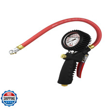 Milton S-575A Pro Analog Pistol Grip Inflator Gauge Pressure Gauge - 15 Hose