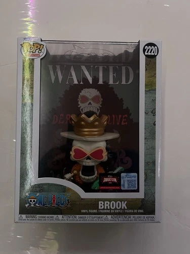 Funko POP! Animation: BROOK (Wanted Poster) #2220 TargetCon Exclusive IN HAND