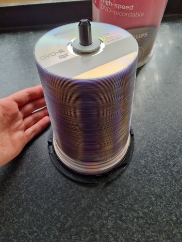 Philips DVD-R Blank Discs (4.7 GB Data / 120 Min Video / 16x Speed) 100 Pack - Afbeelding 6 van 13