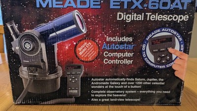 Meade ETX-60AT Refractor Telescope Computerized #VN1