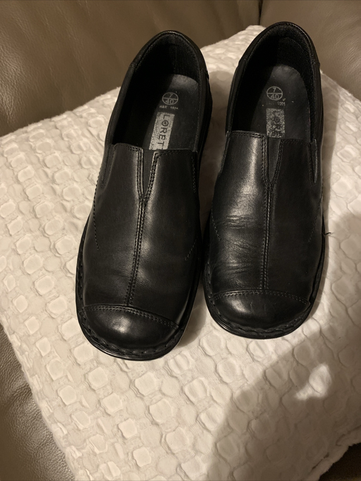 ladies flat leather shoes size 7 eBay