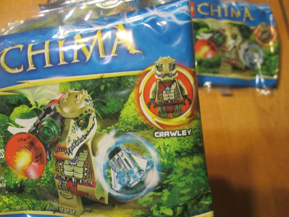 LEGO LEGENDS OF CHIMA CRAWLEY Alligator Minifigure 30255 NEW POLYBAG AUTHENTIC - Image 2 of 4