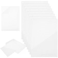 Self Adhesive Display Pockets Peel and Stick Clear Paper Sleeves Wall and Doo...