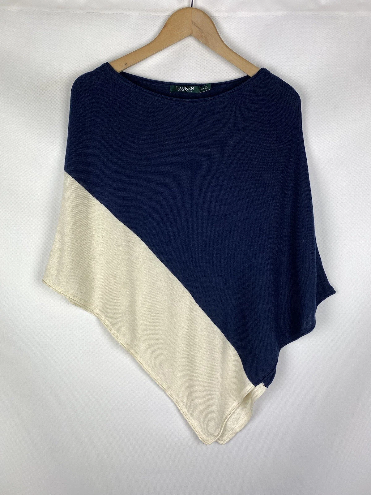 LRL Lauren Ralph Lauren ladies poncho cape sweater size S / M
