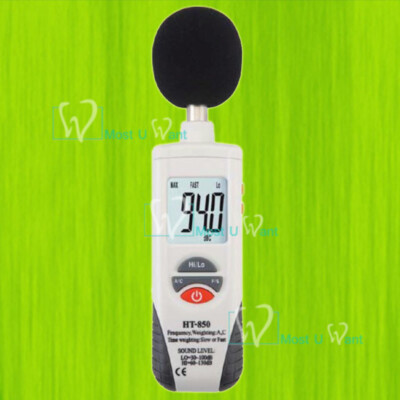Digital Sound Level Meter Handheld Sound Scale Gauge Meter 30-130dB 1.5 Accuracy