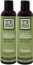 HUmineral - Humic/Fulvic Acid Mineral  Immune Boost Raw Liquid, 8oz  2 pack 
