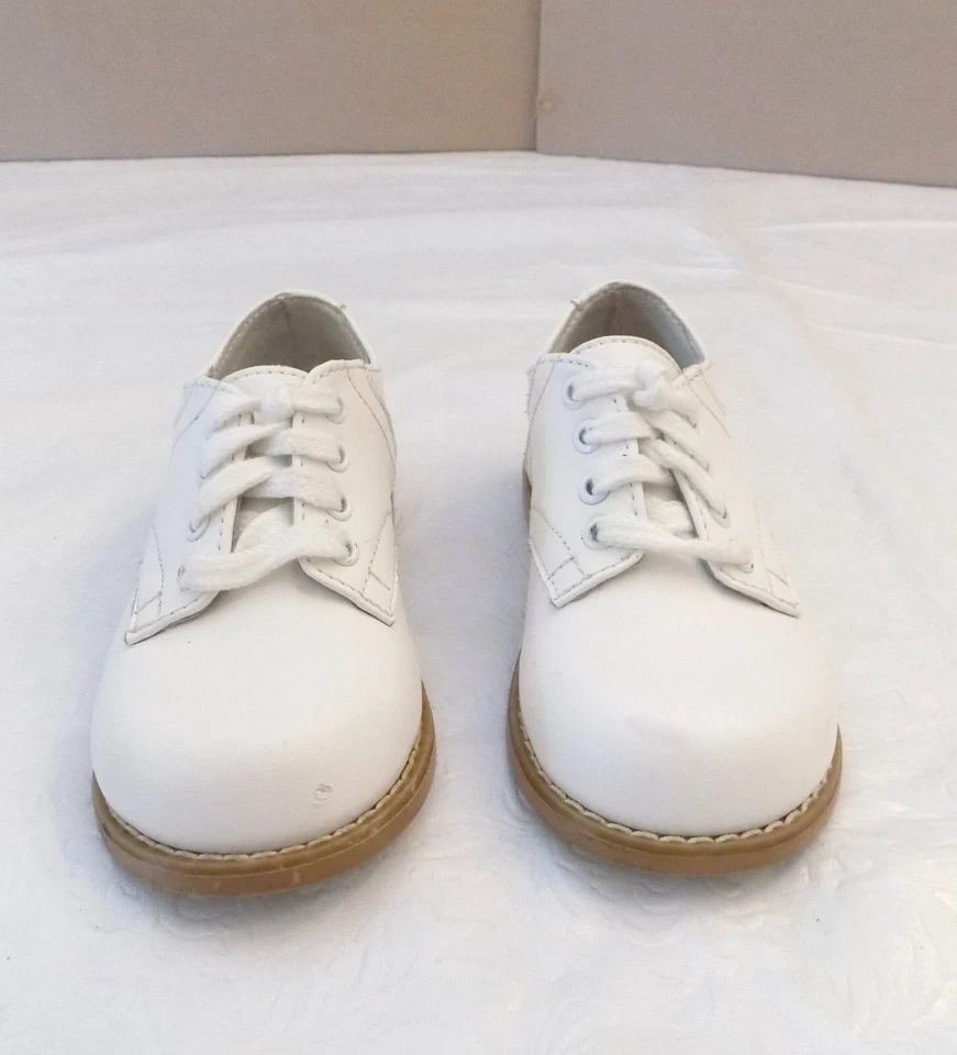 WILLITS Zapatos para Caminar de Cuero Blanco Sillín Chris Talla 5 L'amour Josmo Stride Foto 2 de 4